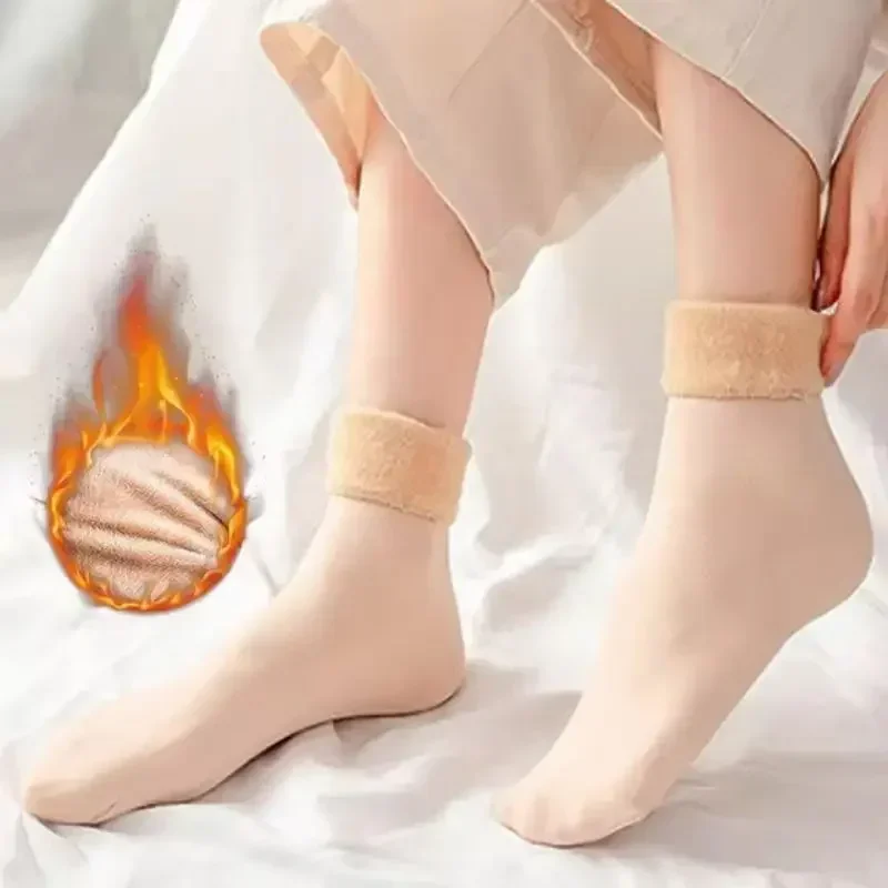 Sock Boot Women - 겨울용 보온 양말, 남성용/여성용, 남녀공용, 두꺼운