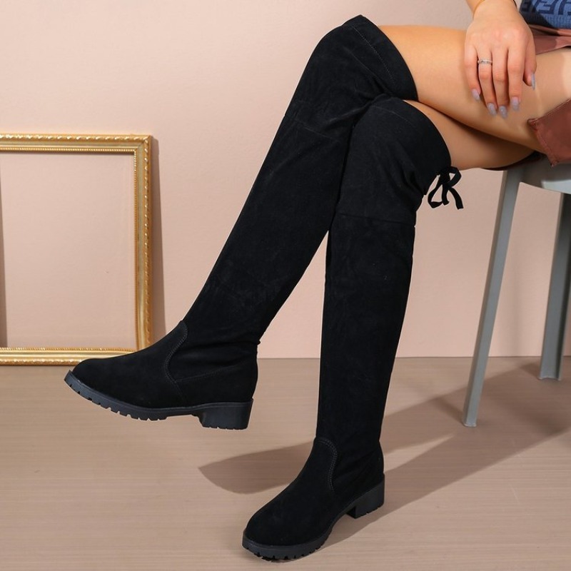 여성용 무릎 위까지 오는 부츠, 스웨이드 소재, 굽이  - Sock Boot Women 리뷰 및 가격