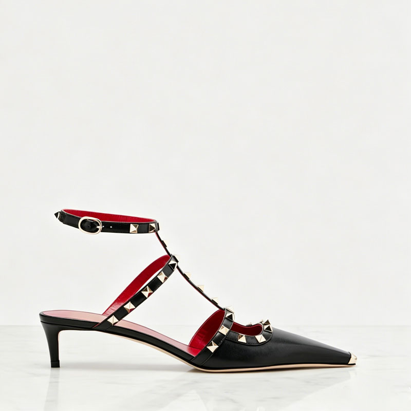 2026 여성용 리벳 로우힐 스퀘어토 스틸레토 샌들 패 - Women'S Shoes Quality 리뷰 및 가격