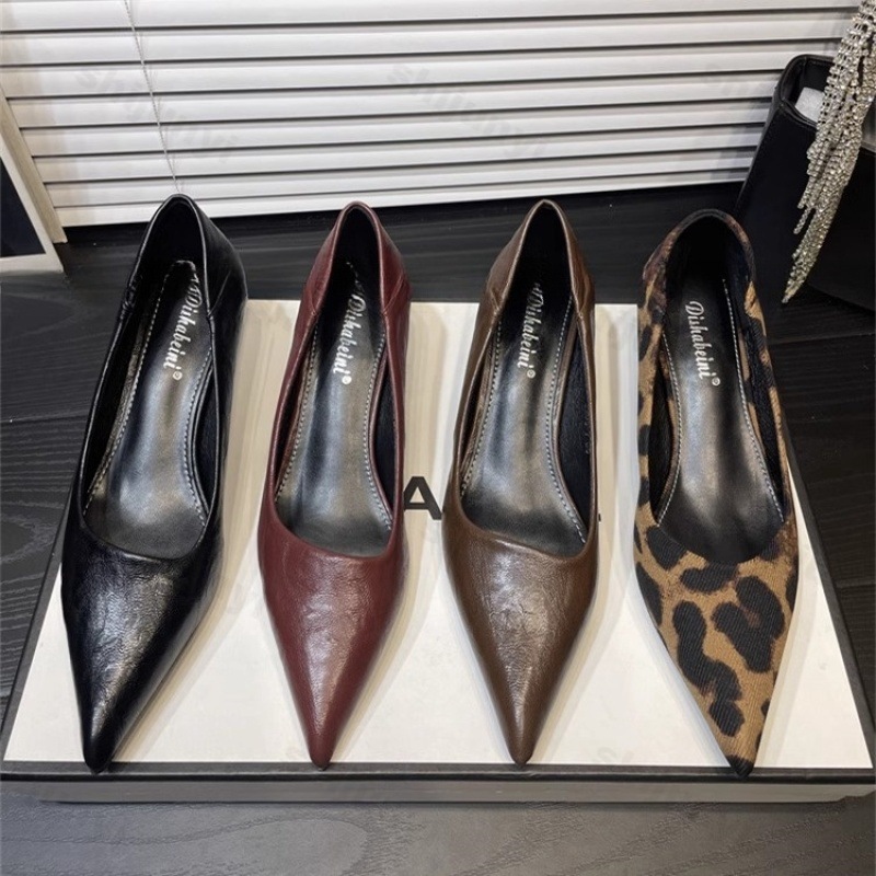여성용 하이힐 특허 가죽 뾰족한 우아한 프랑스 섹시한  - Women'S Shoes Quality 리뷰 및 가격
