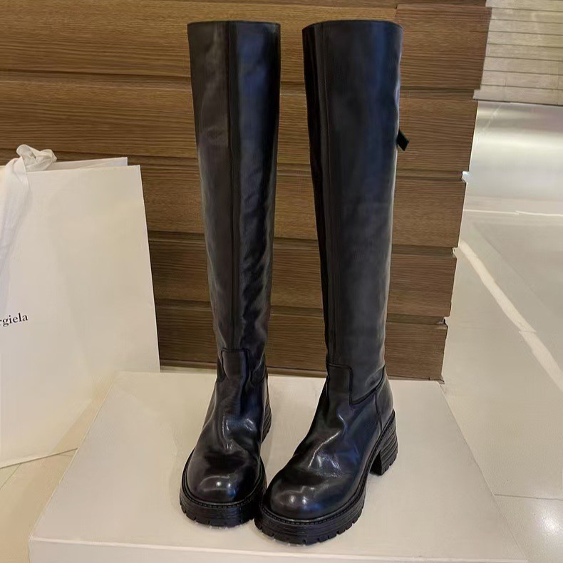 여성용 굵은 굽 하이힐 부츠 2026 겨울 신상 롱 레 - Sock Boot Women 리뷰 및 가격